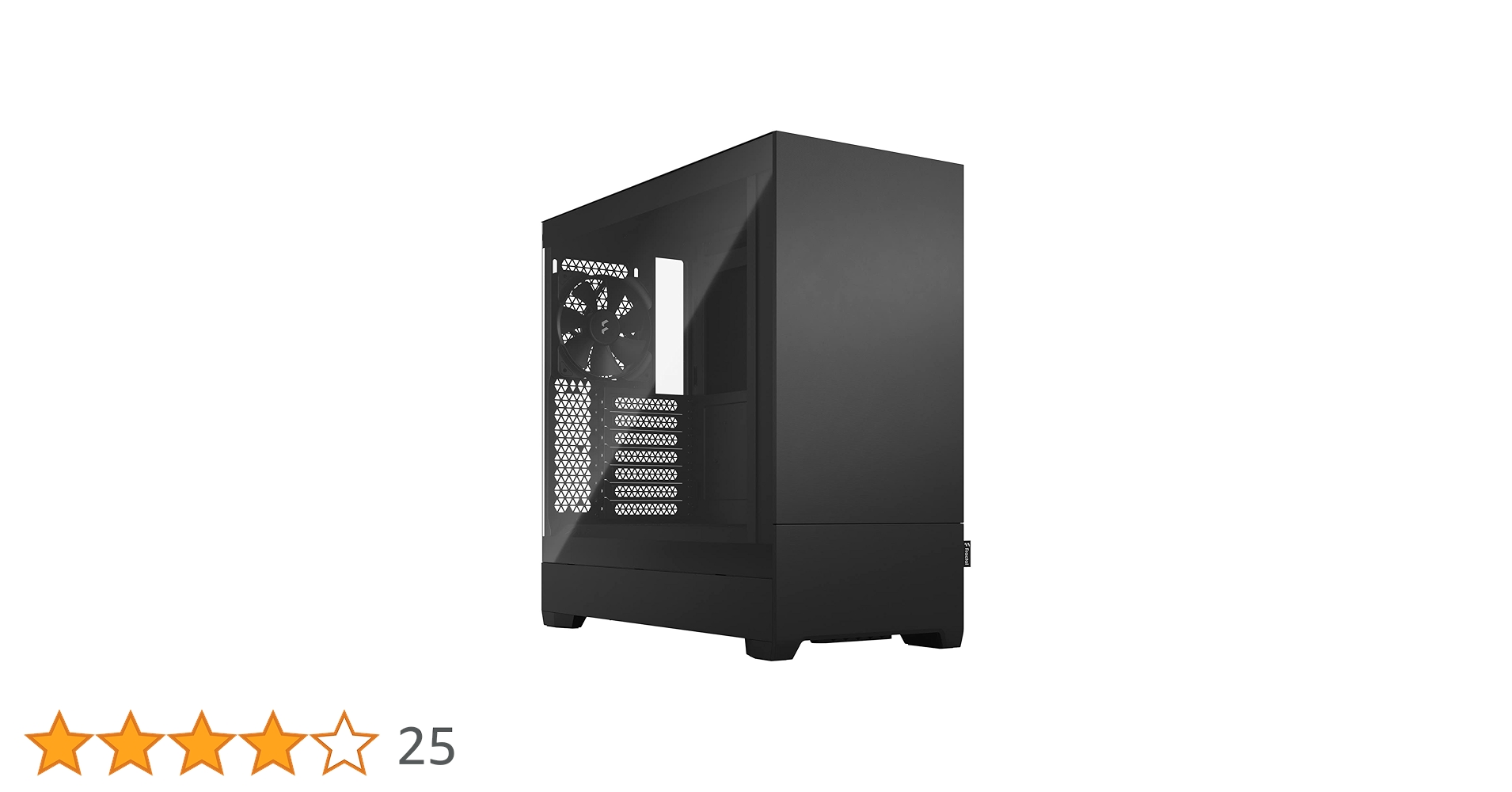 Fractal Design PCケース FD-C-POS1A-02 Fractal Design Focus 2 TG FD-C-FOC2A-01 [ブラック/クリア